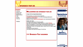 What Spanisch-test.de website looked like in 2019 (4 years ago)
