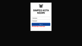 What Simpeg.kedirikota.go.id website looked like in 2019 (4 years ago)