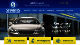 What Sparksauto.net website looked like in 2019 (4 years ago)