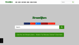 What Streamlikers.com website looked like in 2019 (4 years ago)