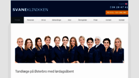 What Svaneklinikken.dk website looked like in 2019 (4 years ago)