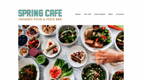 What Springcafe.org website looked like in 2019 (4 years ago)