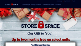 What Storespace.com website looked like in 2019 (4 years ago)