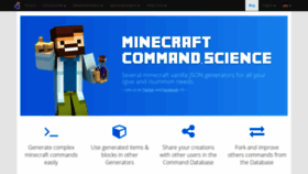 What Shop.minecraftcommand.science website looked like in 2019 (5 years ago)