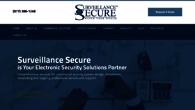 What Surveillancesecure.com website looked like in 2019 (4 years ago)