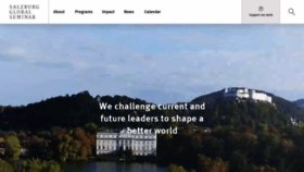 What Salzburgglobal.org website looked like in 2019 (6 years ago)