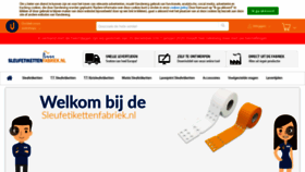 What Sleufetikettenfabriek.nl website looked like in 2019 (4 years ago)