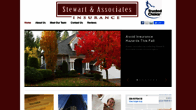 What Stewartandassociatesinsurance.com website looked like in 2019 (4 years ago)