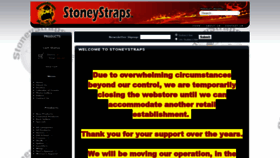 What Stoneystraps.com website looked like in 2019 (4 years ago)