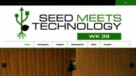 What Seedmeetstechnology.com website looked like in 2019 (4 years ago)