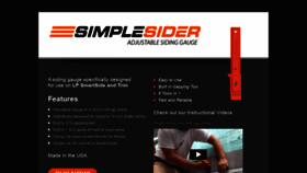 What Simplesider.com website looked like in 2019 (4 years ago)