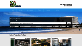 What Sahomes4sale.co.za website looked like in 2019 (4 years ago)
