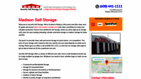 What Storagemadison.com website looked like in 2019 (4 years ago)