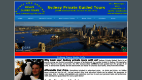 What Sydneytourguide.com.au website looked like in 2019 (4 years ago)