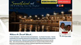 What Sunsetisland.net website looked like in 2019 (4 years ago)