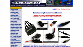 What Specialty-cables.com website looked like in 2019 (4 years ago)