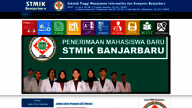 What Stmik-banjarbaru.ac.id website looked like in 2019 (4 years ago)