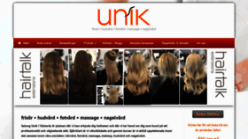 What Salongunik.nu website looked like in 2019 (4 years ago)