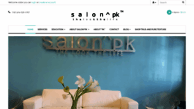 What Salonpk.com website looked like in 2019 (4 years ago)