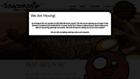 What Saucemans.com website looked like in 2019 (4 years ago)
