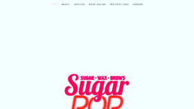 What Sugarpopsalon.com website looked like in 2019 (4 years ago)