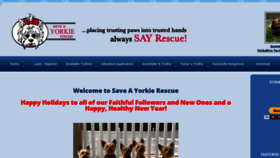 What Saveayorkierescue.org website looked like in 2019 (4 years ago)