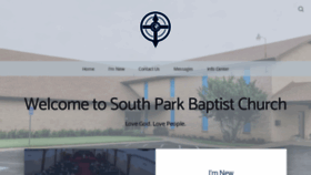 What Spbc.life website looked like in 2019 (4 years ago)