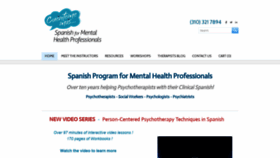 What Spanishformentalhealth.com website looked like in 2019 (4 years ago)