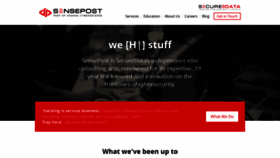 What Sensepost.com website looked like in 2019 (4 years ago)
