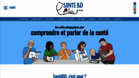 What Santebd.org website looked like in 2019 (4 years ago)