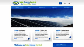 What Solarenergycentral.com website looked like in 2019 (4 years ago)