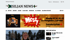 What Siljannews.se website looked like in 2019 (4 years ago)
