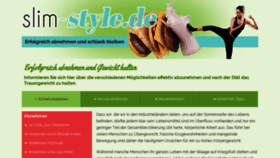 What Slim-style.de website looked like in 2019 (4 years ago)