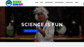 What Sciencedemoguy.com website looked like in 2019 (4 years ago)