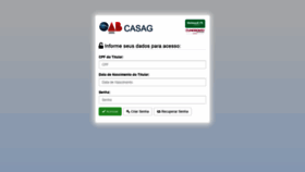 What Saude.casag.org.br website looked like in 2019 (4 years ago)