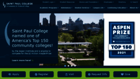 What Saintpaul.edu website looked like in 2019 (4 years ago)