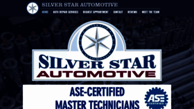 What Silverstarautomotive.com website looked like in 2019 (4 years ago)