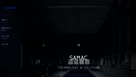 What Samac.co.jp website looked like in 2019 (4 years ago)