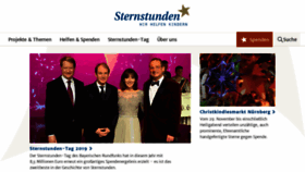 What Sternstunden.de website looked like in 2019 (4 years ago)