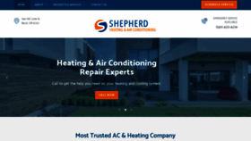 What Shephvac.com website looked like in 2019 (4 years ago)