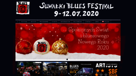 What Suwalkiblues.com website looked like in 2019 (4 years ago)
