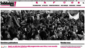 What Solidairesparis.org website looked like in 2019 (4 years ago)