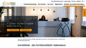 What Storkklinik.dk website looked like in 2019 (4 years ago)