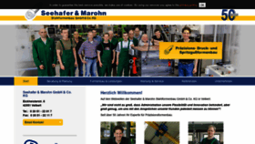 What Seehafer-marohn.de website looked like in 2019 (6 years ago)
