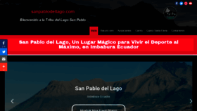 What Sanpablodellago.com website looked like in 2019 (4 years ago)