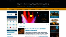 What Smithsonianassociates.org website looked like in 2019 (4 years ago)