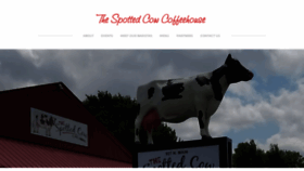 What Spottedcowcoffeehouse.com website looked like in 2019 (4 years ago)