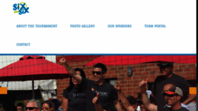 What Sixonsixvolleyball.com website looked like in 2019 (4 years ago)