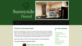 What Sunnysidedental.com website looked like in 2019 (4 years ago)