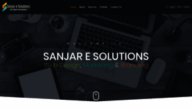 What Sanjaresolutions.com website looked like in 2019 (4 years ago)
